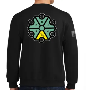 50-50 Blend Crewneck Unisex Sweatshirt. This shirt IS approved for PT.