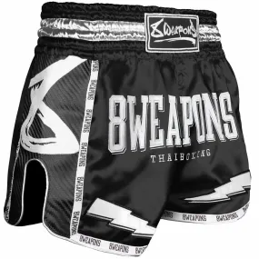 8 Weapons Black Night 2.0 Carbon Muay Thai Shorts