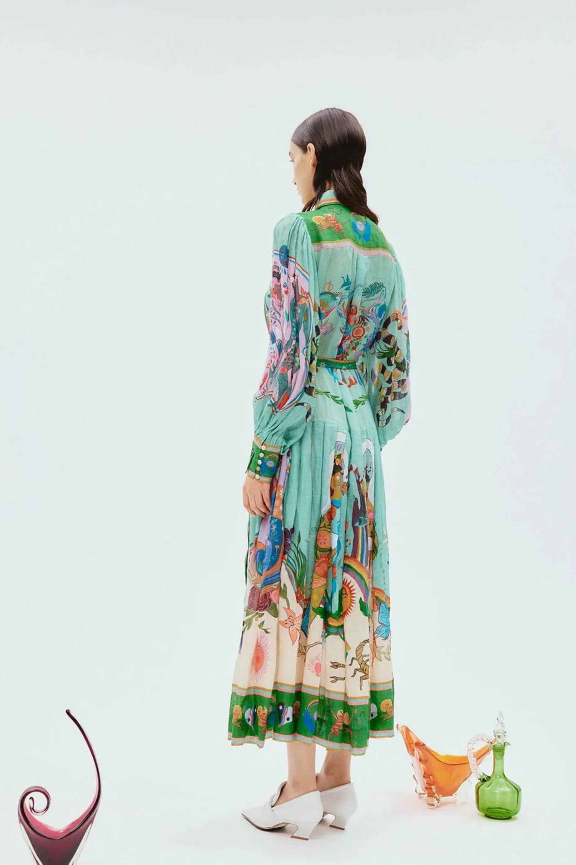 Alemais Evergreen Dress - Print