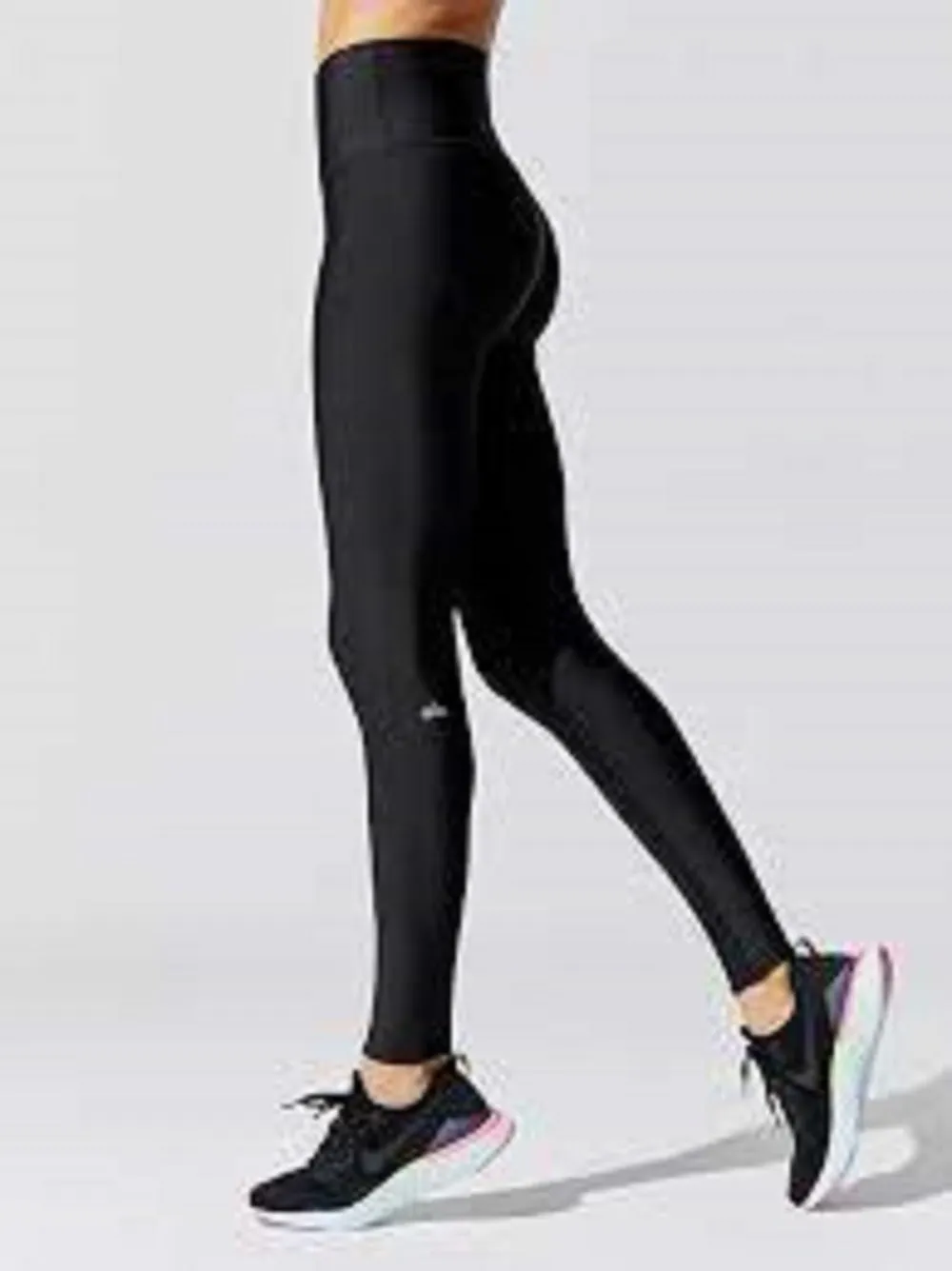 Alo Yoga Women's Airlift High-Rise 7/8 Midi Leggings, Black, Large