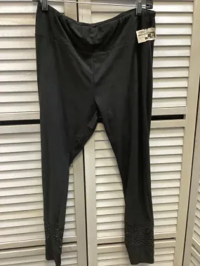 Athletic Leggings By Clothes Mentor In Black, Size: L