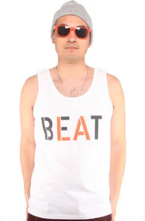 Beat LA (Men's White/Orange Tank)