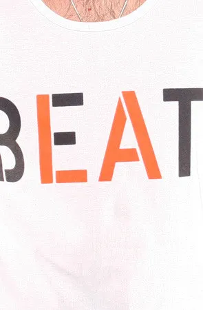 Beat LA (Men's White/Orange Tank)