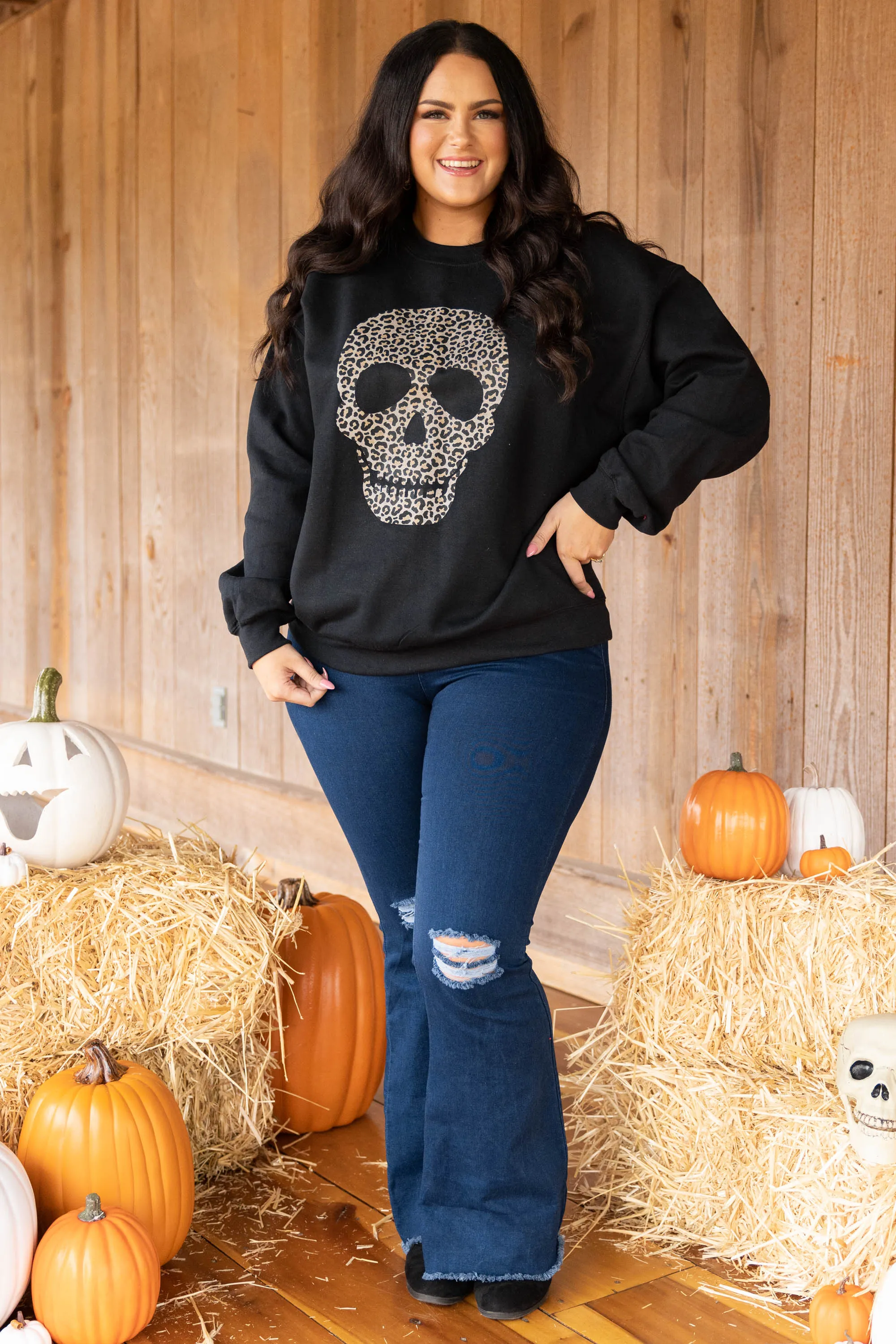 Bone To Be Wild Sweatshirt, Black