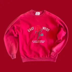 East West Rose Sweatshirt #8.22 Red M