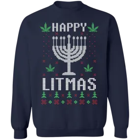 Happy Litmas Ugly Christmas Sweatshirt