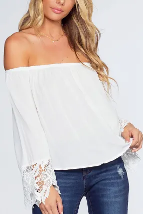 Lexi Off The Shoulder Top - White