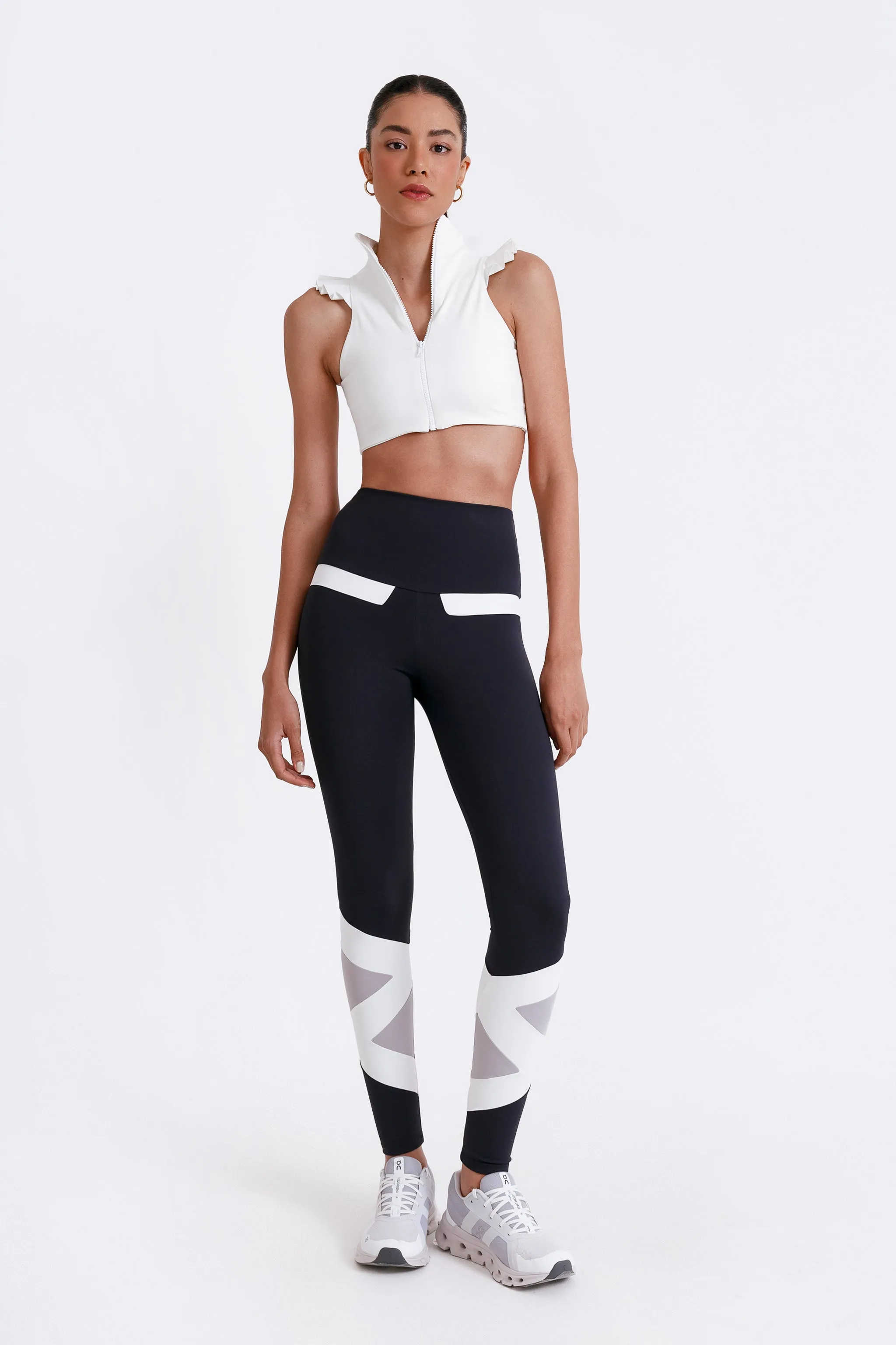 Olivia Legging Black / Chantilly / Polar