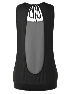 Plus Size Draped Neck 2 in 1 Tank Top