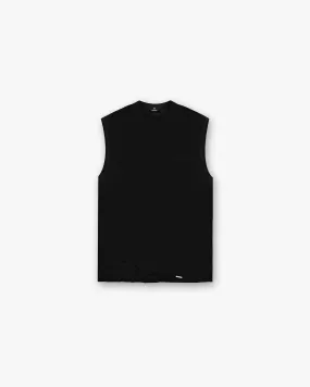 Slub Tank - Jet Black