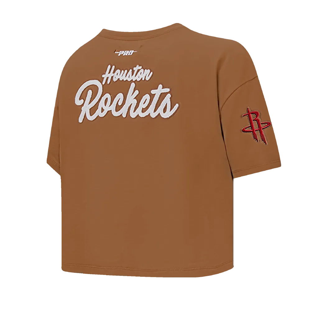 Women's Houston Rockets Pro Standard Boxy Crop T-Shirt